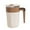 Brown, variant on Self-Stirring Coffee Mug - SUS 304 Stainless Steel, Rechargeable, LED Display - for Coffee/Milk/Protein Shakes, Office/Gym/Travel, One-Button Mixing
