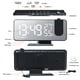 thumbnail image 2 of Reloj despertador de proyección de radio FM digital Reloj de escritorio de mesa eléctrico LED inteligente, 2 of 4
