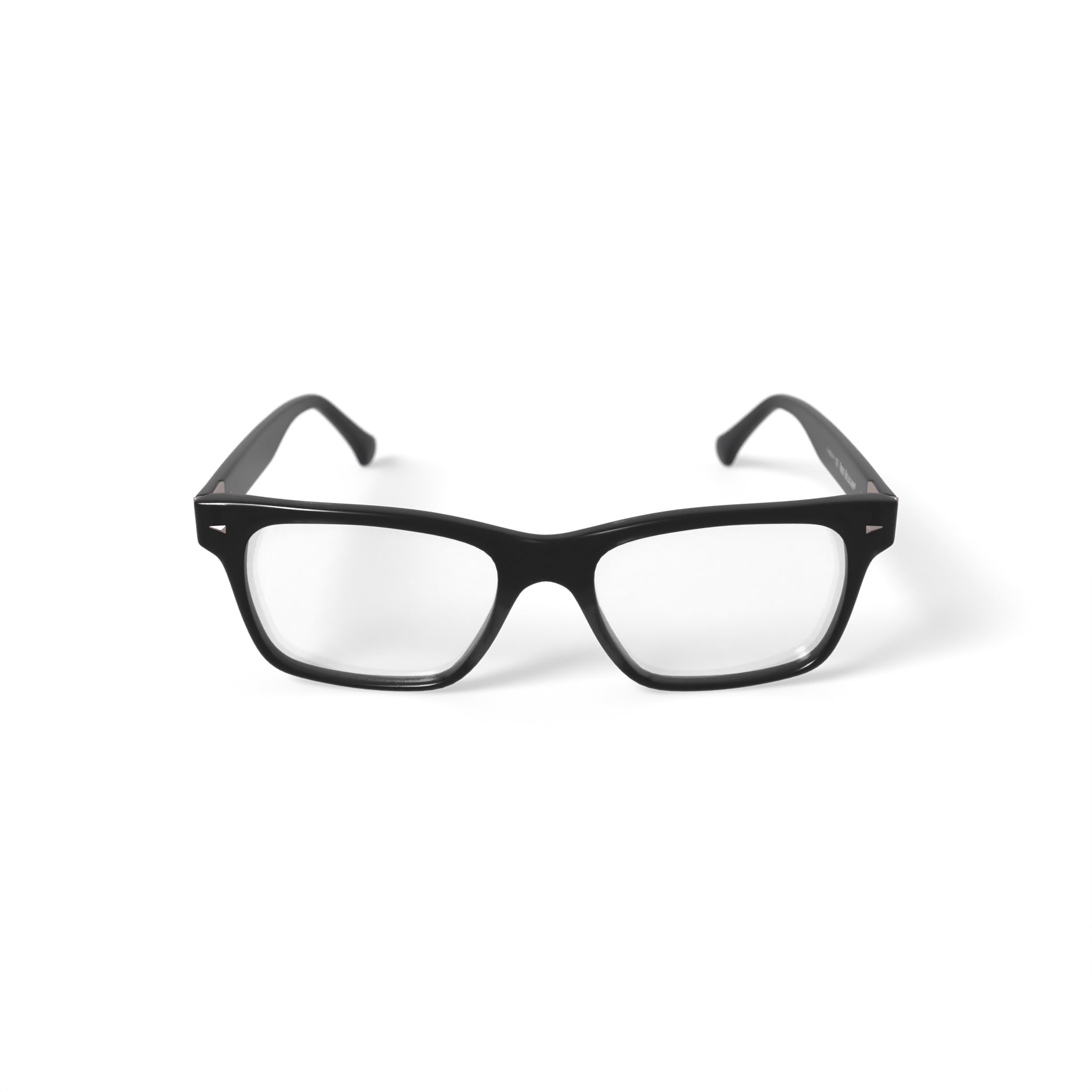 True Religion Men’s T030 Rectangular Prescription Eyeglasses with Case, Black