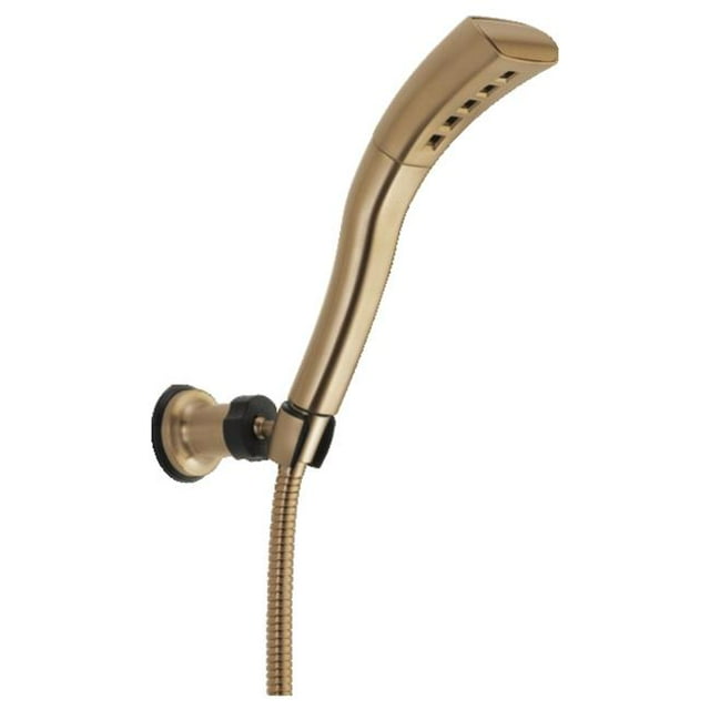 Delta 55421-CZ Universal Showering Components H2Okinetic Single-Setting Adjustable Wall Mount Hand Shower - Champagne Bronze