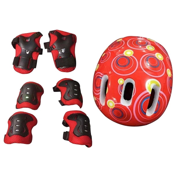 Casco de bicicleta para niños, resistente, transpirable y cómodo, ideal para patinar. Rojo