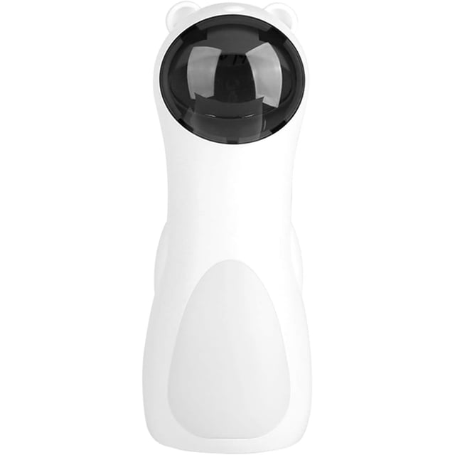Juguete láser interactivo para gatos con rotación automática, blanco