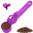 thumbnail image 1 of Cuchara medidora y embudo para café Palksky de 2 cucharadas, color morado, 1 of 7