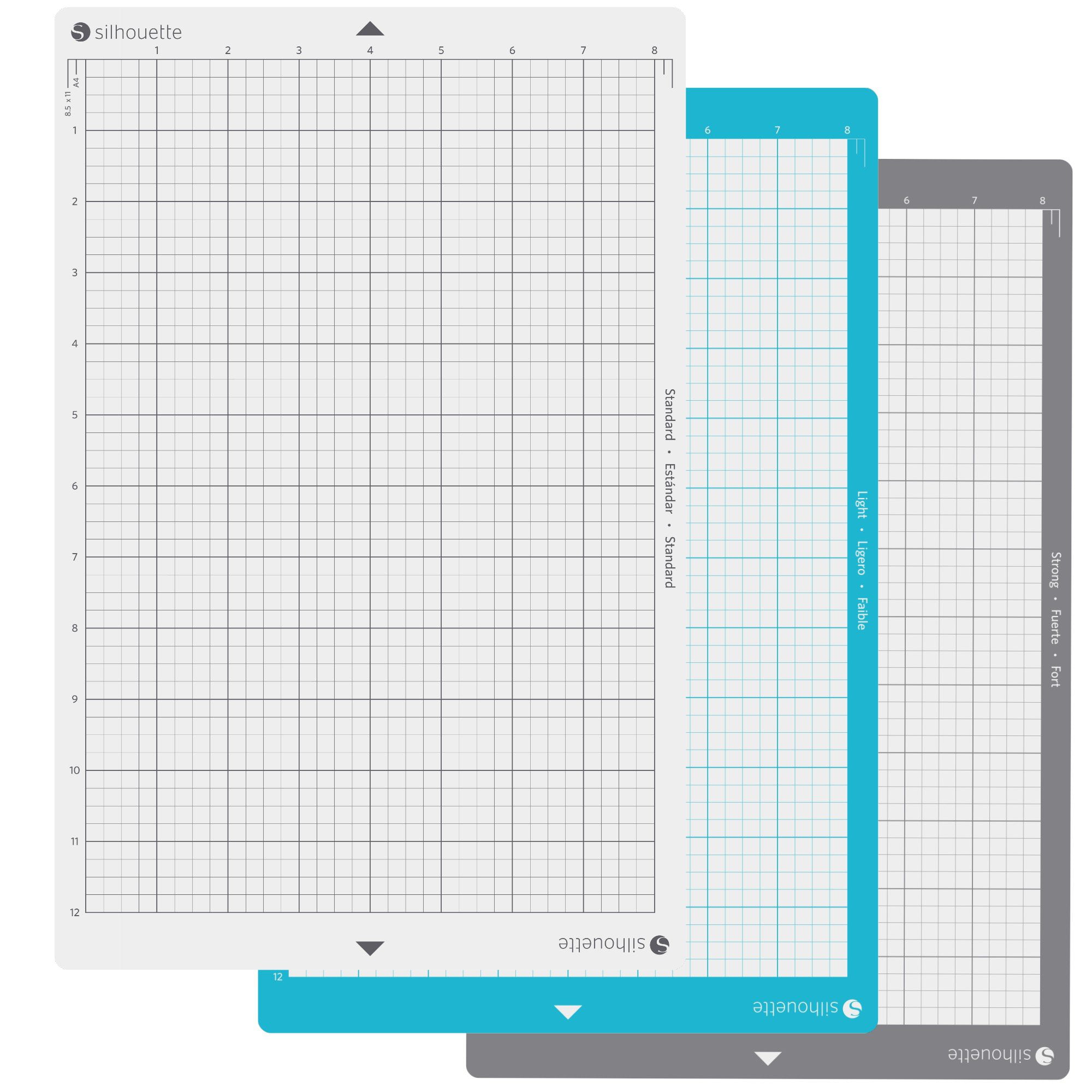 Silhouette America - 8 X 12, Portrait Light Hold Cutting Mat For  Scrapbooking : Target