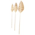thumbnail image 6 of 79" Palm Tree Handmade Tall Tassel Leaf Fan Stick Bamboo Wood Natural Foliage Bouquet, by DecMode (3 Count), 6 of 9