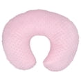 thumbnail image 1 of Funda de almohada de lactancia para bebé, ultra suave, en forma de U, cómoda y lavable, color rosa, 1 of 5