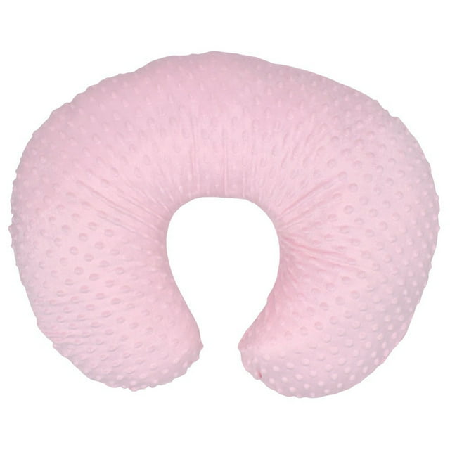 Funda de almohada de lactancia para bebé, ultra suave, en forma de U, cómoda y lavable, color rosa