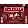 thumbnail image 2 of Larabar Double Dark Chocolate Mini Bars, Gluten Free Vegan Bars, 20 ct, 2 of 14