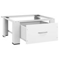 thumbnail image 3 of vidaXL Washing Machine Pedestal with Drawer White, 3 of 5