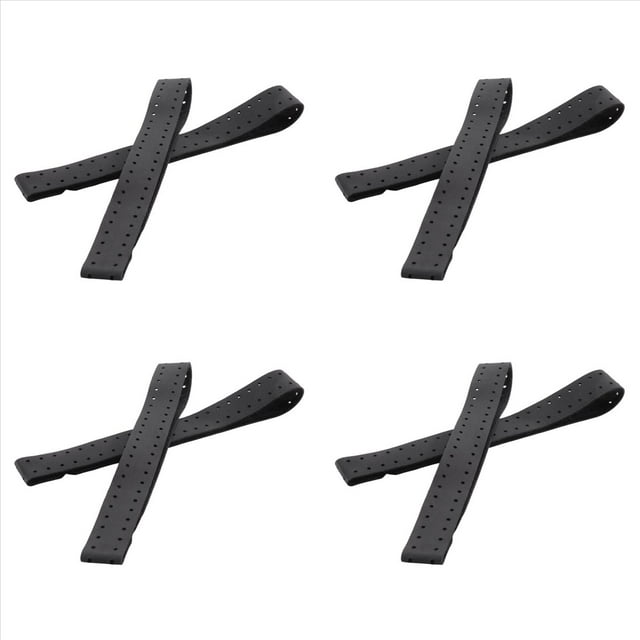 8 Piezas de Brazalete de Repuesto Ajustable y Transpirable para Monitor de Frecuencia Cardíaca - (Negro)