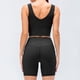 thumbnail image 3 of Mujer Invierno Negro Felpa Fitness Correr Yoga Manga Larga Elástico Apretado Cuello Redondo Top Deportivo,,10/XL,:;:;, 3 of 6