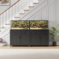 thumbnail image 5 of Aquarium Stand for 40-50 Gallon Fish Tank Heavy Duty Metal with Power Outlets & Storage Cabinet, Akaber Turtle Tank Reptile Terrarium Stand, 660LBS Capacity, 5 of 9