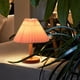 thumbnail image 5 of Table Lamp For Bedroom Infinitely Dimmable Nightstand Lamp With Umbellate Flaxen Fabric Shade For Living Room Office Dorm Solid Wood LED Bulb Included, 5 of 7