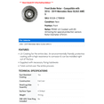 thumbnail image 2 of Front Brake Rotor - Compatible with 2016 - 2019 Mercedes-Benz GLE63 AMG S 2017 2018, 2 of 2