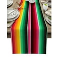 thumbnail image 2 of Colorful Mexican Stripes Table Runner Home Wedding Table Flag Mat Table Centerpieces Decoration Party Dining Long Tablecloth, 2 of 6
