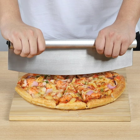 

14 Heavy Duty Pizza Cutter Blade Stainless Steel Slicer With Cover
