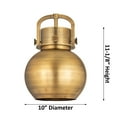 thumbnail image 2 of Innovations Lighting - Newton Sphere - 3 Light Island In Industrial Style-14.88, 2 of 6