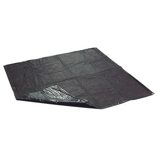 PIG MAT444 Absorbent Mat Pad, Absorbs 3 gal. OilBased Liquids, ,Black