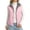 Pink, variant on LUVDA Women's Quilted Puffer Vest with Fleece Collar - Sleeveless Zip Up Warm Jacket for Casual Fall Winter Layering