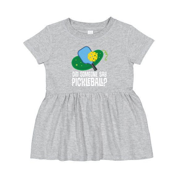 Inktastic Did Someone Say Pickleball Girls Baby Dress