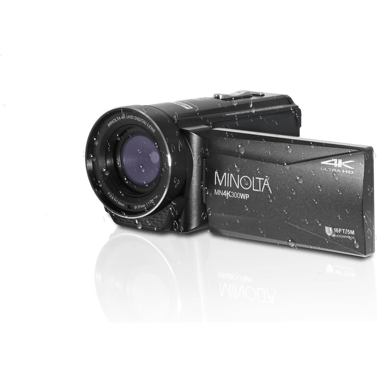 MINOLTA MN4K300WP 4K Ultra HD / 56 MP Waterproof Video Camcorder