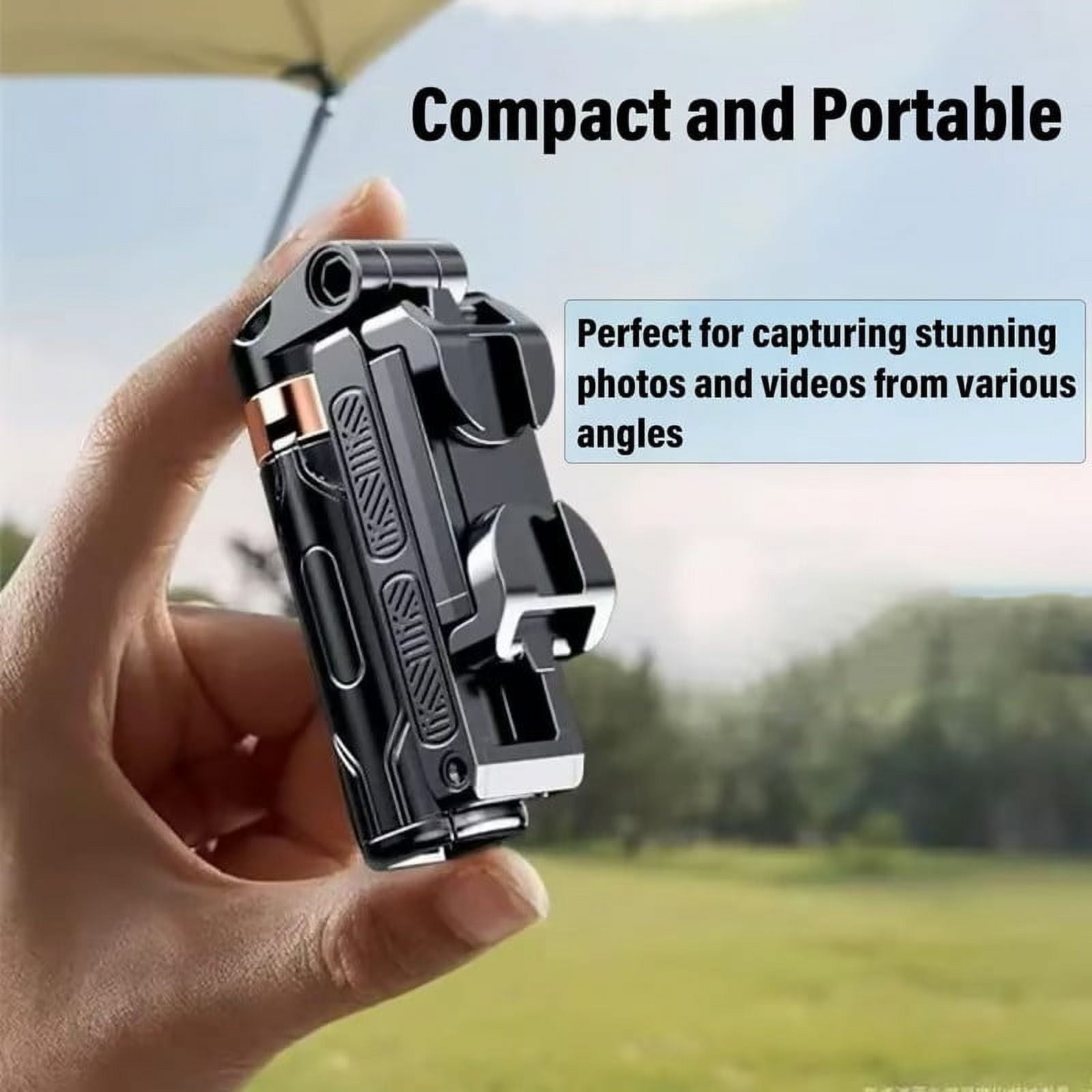 3 Packs Pocketflex Mini Tripod Selfie Stick with Bluetooth Remote 360 Rotation Portable Travel Tripod Stand for Phone Camera Vlogging Content Creator Stabilizer Mount Lightweight Compact