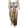 thumbnail image 1 of Balery Cute Prairie Sheep Herd Pantalones de pijama para mujer, pijamas ultraligeros, pantalones de estar por casa-XX-Large, 1 of 6