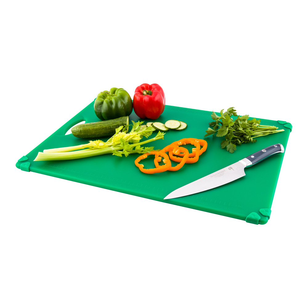 Plastic Cutting Board Rectangle Green 18" x 24" 1 Count Box Walmart
