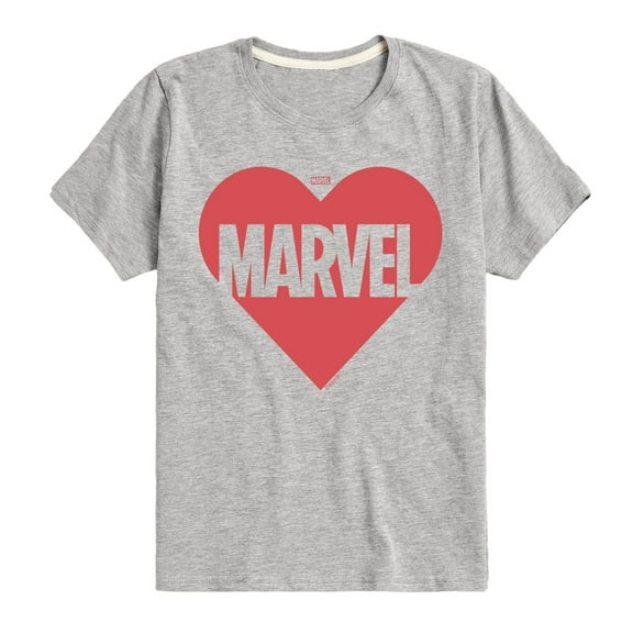 Marvel - Heart Valentine - Toddler And Youth Short Sleeve Graphic T-Shirt