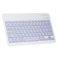thumbnail image 2 of 10-inch Wireless BT Keyboard Three-system Universal Colorful Rechargeable BT Keyboard Mobilephone Tablet Universal Keyboard Purple, 2 of 7