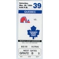 thumbnail image 1 of Quebec Nordiques vs. Toronto Maple Leafs Vintage Ticket Maple Leaf Gardens 1994, 1 of 1