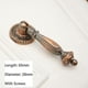 thumbnail image 3 of Set of 4 Antique Furniture Knobs Vintage Zinc Alloy Cabinet Drawer Door Handles with Screws Diameter 28mm Red Bronze, 3 of 5