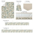 thumbnail image 2 of Sweet Jojo Designs Vintage Floral Blue and Yellow Girl Crib Bedding + BreathableBaby Breathable Mesh Liner, 2 of 5