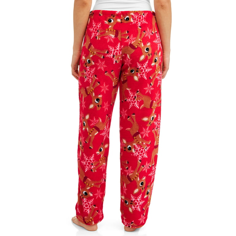 Rudolph Women's Plush Pajama Pant
