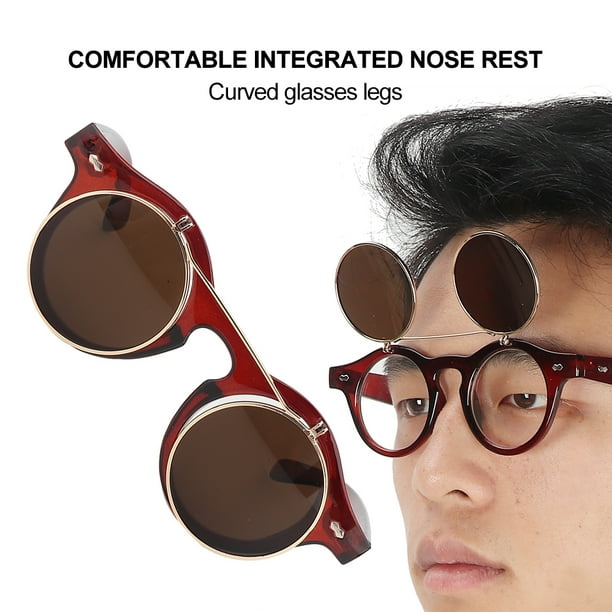 Retro flip glasses discount