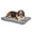 Gray-36 inch, variant on Small Quiettime Deluxe Gray Ombre Swirl Plush Pet Bed Machine Washable Non-skid Bottom Soft Crate Mat 24-inch Crates