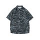 thumbnail image 5 of CAMISAS DE HOMBRE CORTAS DE INSPIRACIÓN CHIC, CON ESTAMPADO FLORAL, BOTONES EN LA PARTE FRONTAL, PLAYERA DE PLAYA HAWAIANA, TAMAÑO 38, NEGRO Y BLANCO, 5 of 6