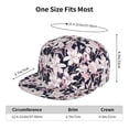 thumbnail image 4 of Kdxio Lilies Flowers Print Snapback Hat for Men Women,Adjustable Baseball Cap, 4 of 7
