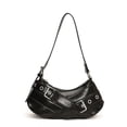 thumbnail image 1 of Bolso Hobo Elegante Pequeño Mano para Mujer PU Correa Ajustable Y2k Punk, 1 of 9