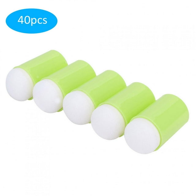 Esponja para pintar, 40 piezas Esponjas para pintar con los dedos Esponjas para pintar con los dedos Esponjas para pintar con los dedos Esponja para pintar con los dedos Muy versátil