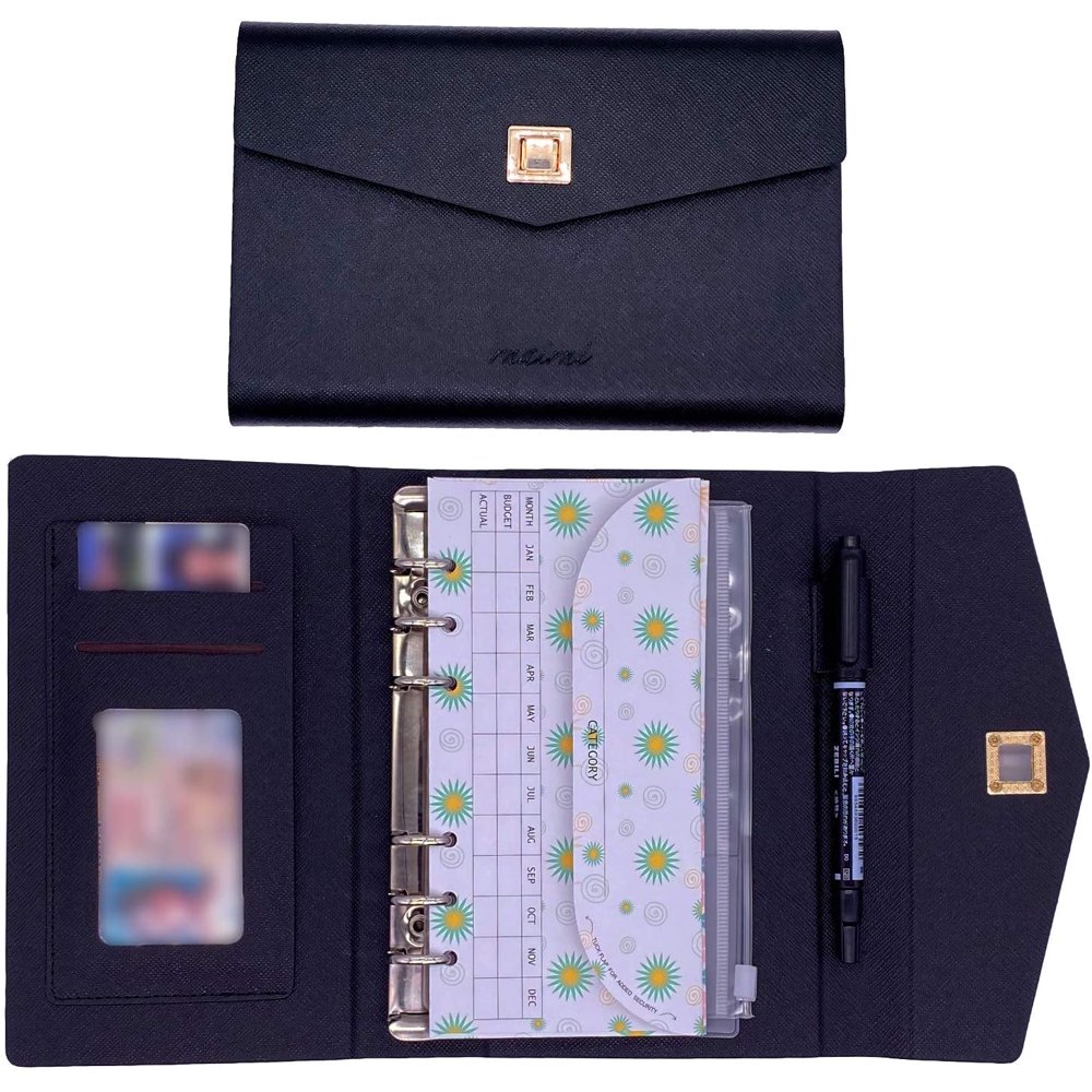 PILLYBALLA AllinOne Cash Envelopes Handbag Wallet, Finances Organizer