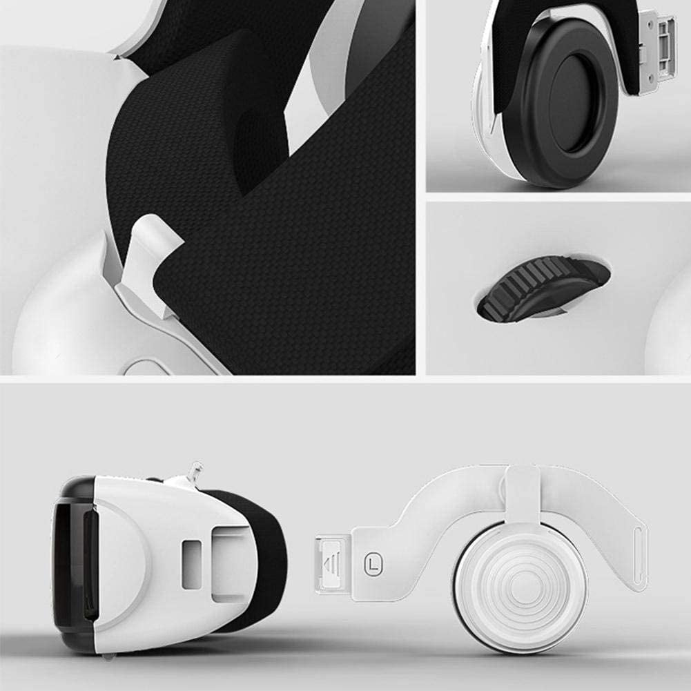 2023 VR Headset Compatible with iOS/Android 3D Virtual Reality Glasses with remote Controller Headphones Adjustable 3d Glasses