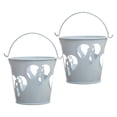 thumbnail image 4 of 2 Piezas Mini de Metal de Hierro Caja de Dulces, Maceta, Caja de para , para Bodas, Fiestas, Baby Showers Azul Macarena Pequeño cubo de caramelo de hierro, 4 of 6