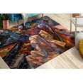 thumbnail image 3 of Entry Rugs, Piano Rugs, African Rug, Jazz Musicians Painting Rug, Outdoor Rugs, Jazz Rugs, Salon Rugs, Luxury Rug, Saloon Rugs, 3.3'x5' - 100x150 cm, 3 of 4