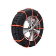 thumbnail image 4 of Wheel Chains, Tire Chains, Orange Colour Low Temperature Resistant For Truck For Car, 4 of 8