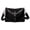 Black, variant on Black Leather Crossbody Purses for Women Secure Zipper Shoulder Bag Ideal for Travel, Commute, Shopping