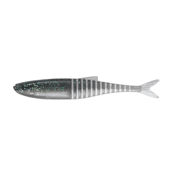 6th Sense Jigsaw Minnow 4.8 in Soft Plastic Swimbait Trailer Ribbed Paddle Tail Bass Fishing Bait Made in USA