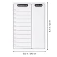 thumbnail image 2 of HLONK Erasable Magnetic Message Board Refrigerator Magnet Schedule Whiteboard, 2 of 5