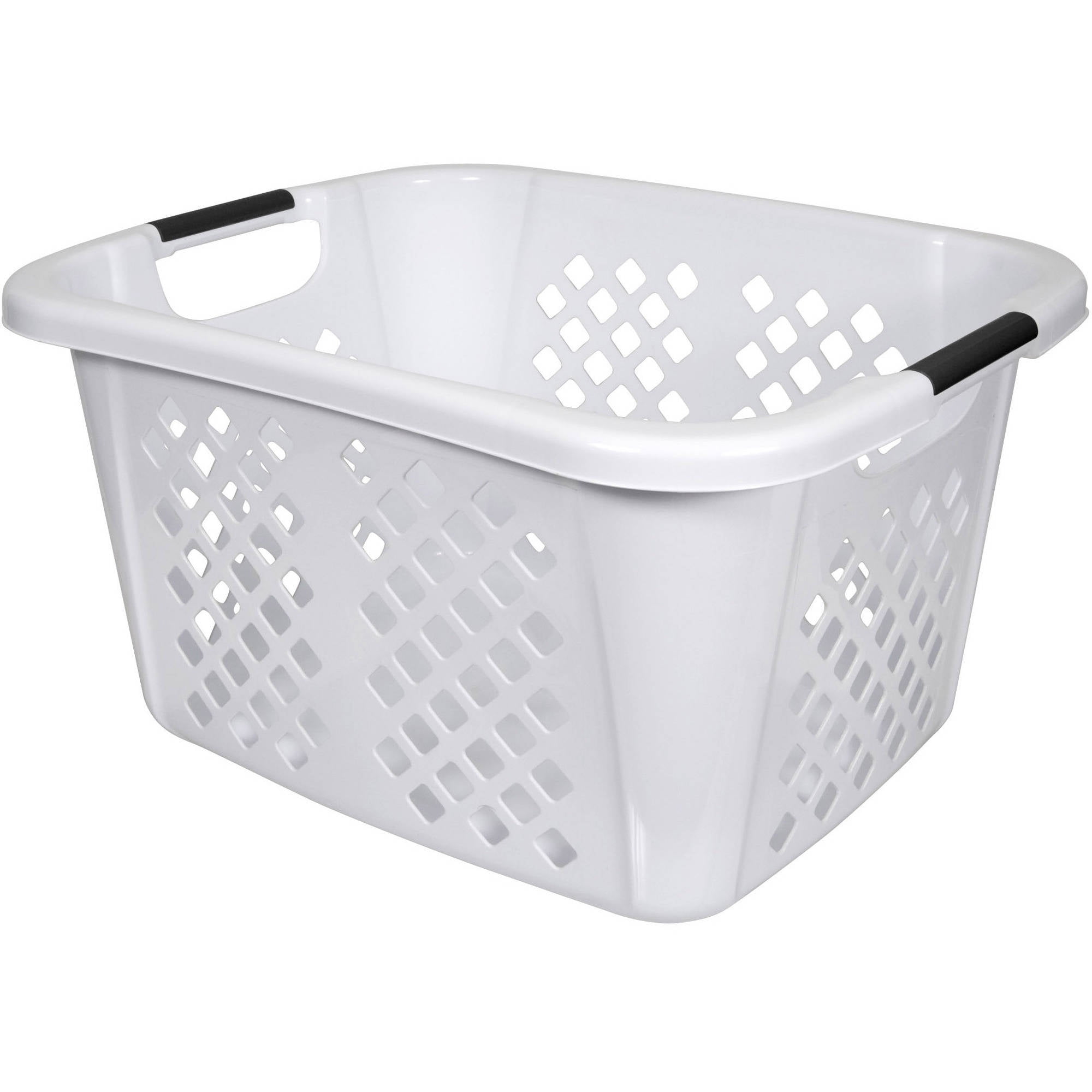 white washing basket
