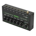 thumbnail image 1 of 6 Channel Stereo Sound Mixer, Audible Mixer 1/4 TRS TS Keyboards Line Mixer for Studio, 1 of 7